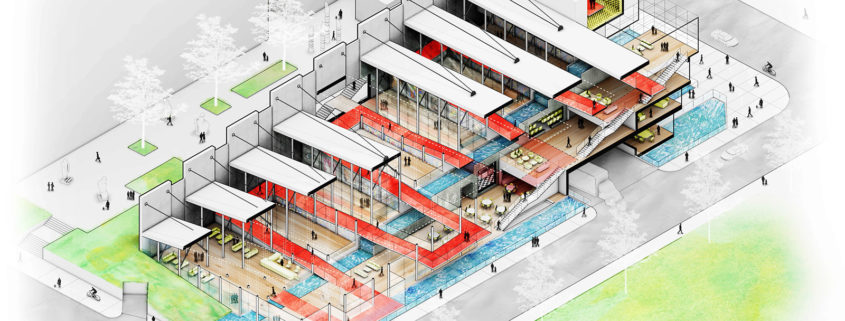 Completed Cutaway Isometric by Benjamin Naudet