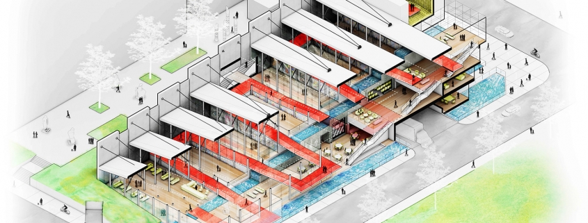 Completed Cutaway Isometric by Benjamin Naudet