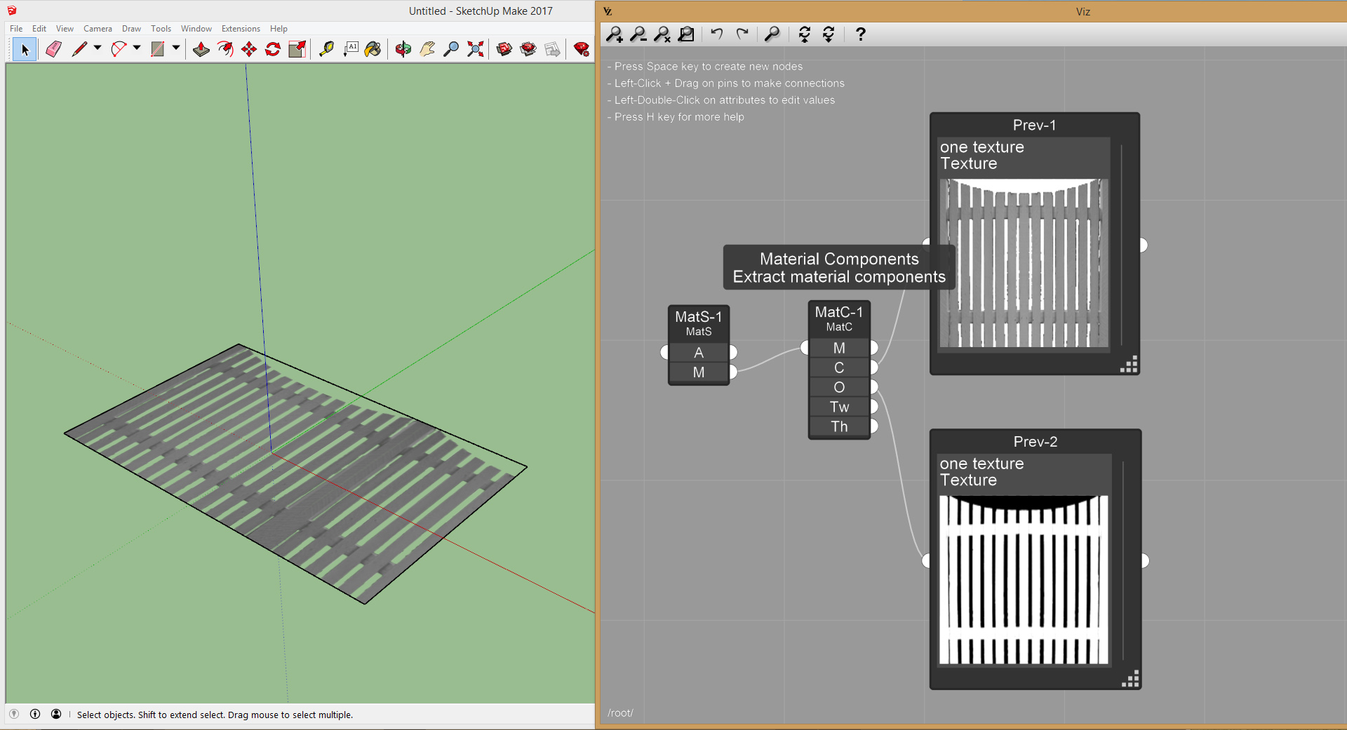 Viz Pro Material Components