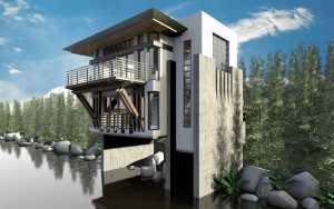 AmbientOcclusion House Exterior Renderin